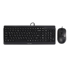 Комплект дротовий Fstyler клавіатура+миша, чорний, USB