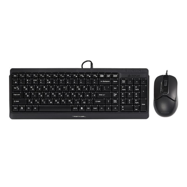 Комплект дротовий Fstyler клавіатура+миша, чорний, USB