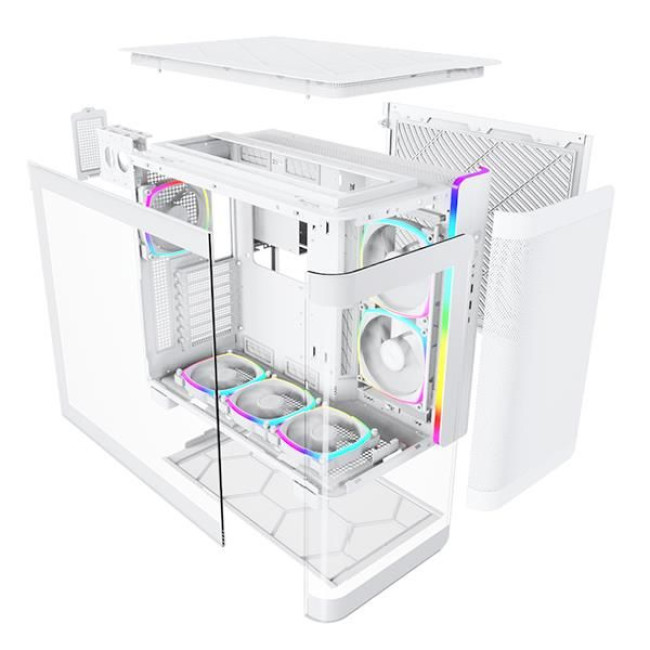 Корпус ATX W/O PSU KING 95 PRO (W) MONTECH