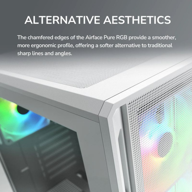Ігровий корпус, 3*120mm RGB, 1*120mm ARGB вентилятори передвстановлені, ATX/mATX/mini-ITX, скляне вікно