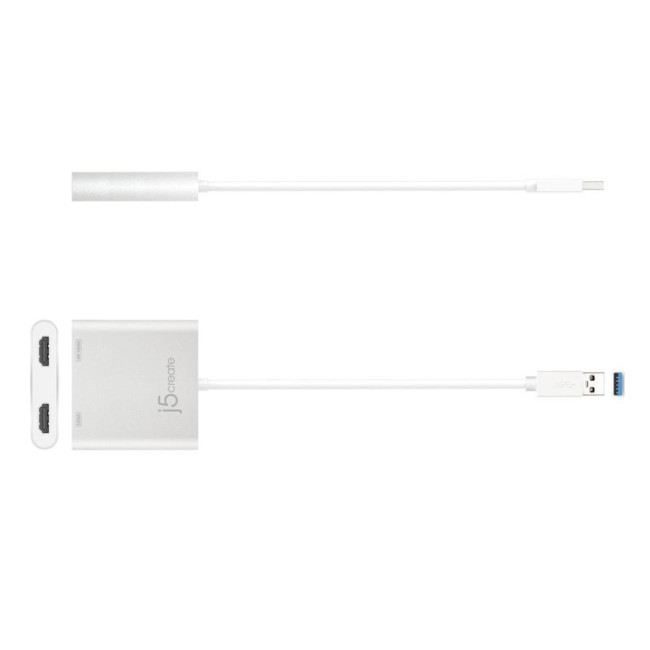 Адаптер-перехідник USB-A на 2 HDMI (2 незалежних екрани)