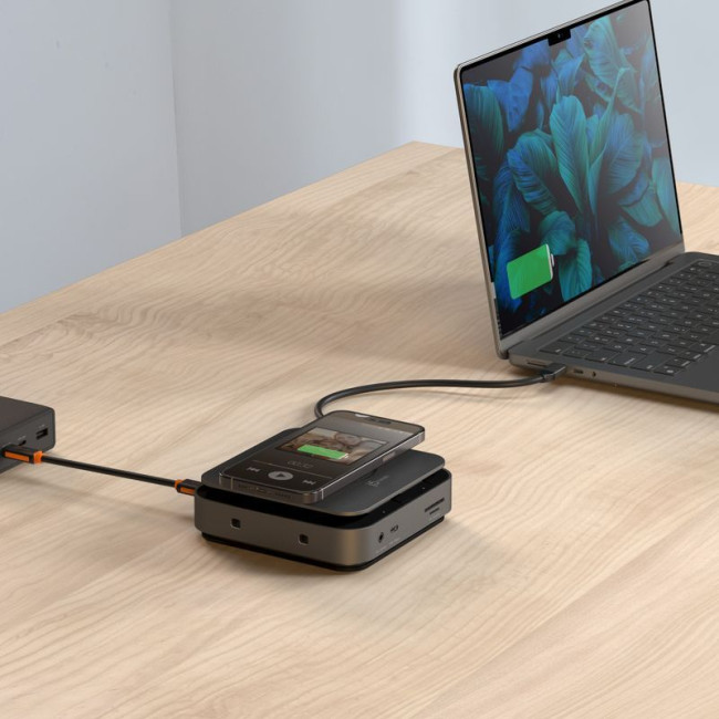 Док станція USB-C 10-в-1 (HDMI/PD/USB-A/USB-C/LAN)