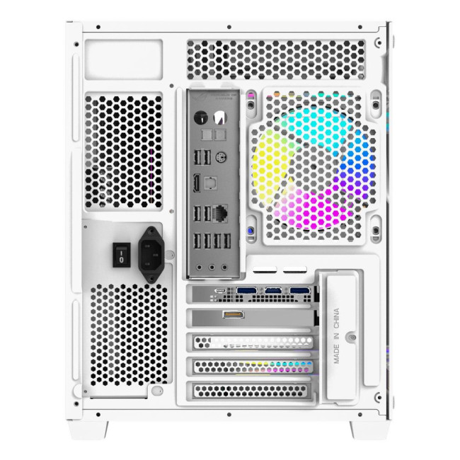 CASE MINITOWER MATX W/O PSU/B275 PRO WHITE DARK FLASH
