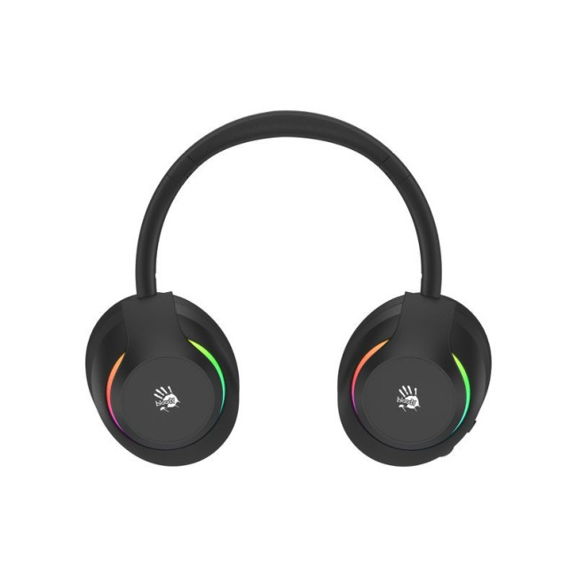 Ігрові бездротові навушники з мікрофоном, RGB підсвічування, Bluetooth + 2.4GHz + 3.5 jack