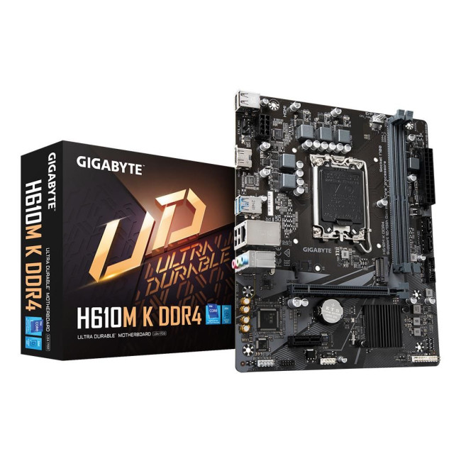 Материнська плата H610 S1700 MATX H610M K DDR4 2.0 GIGABYTE