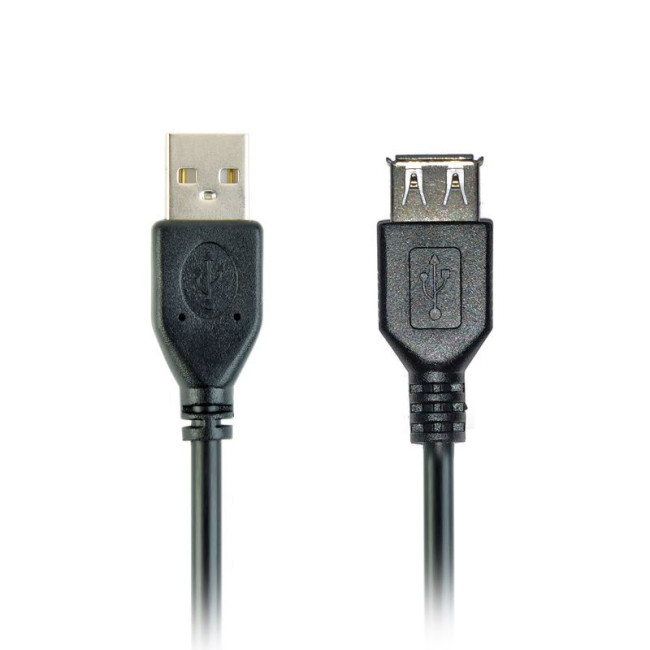 Подовжувач USB 2.0, A-тато/А-мама, 15 см, преміум