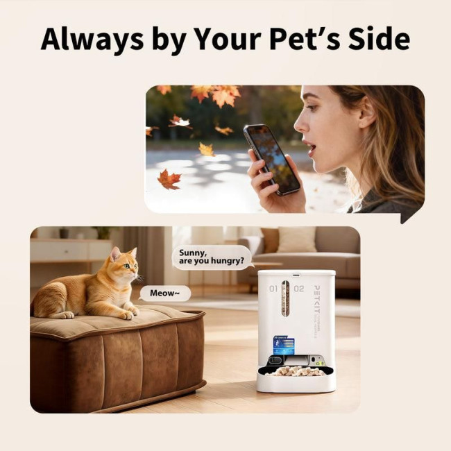 Смарт годівниця PETKIT YUMSHARE DUAL-HOPPER 2 with Cam P592
