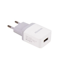 Мережевий зарядний пристрій, 1 USB, 5V/2.1A