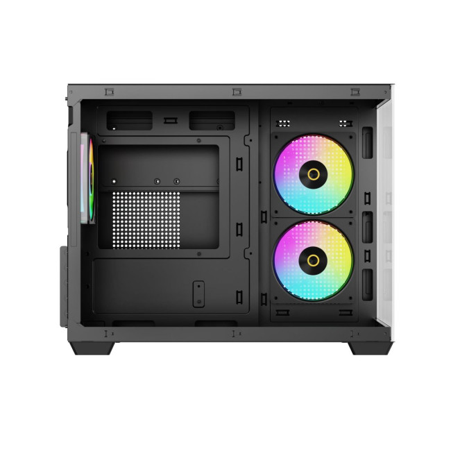 Корпус для комп'ютера MATX W/O PSU GAMMA C54 ARGB чорний (GAMMA-C54-BKD300XX-GL) OCYPUS