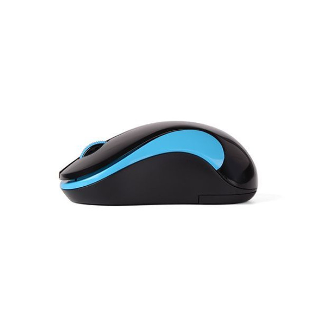 Миша бездротова V-Track USB, 1200 DPI, чорний + синій