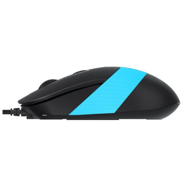Миша дротова Fstyler, USB, 1600 dpi, чорний + синій