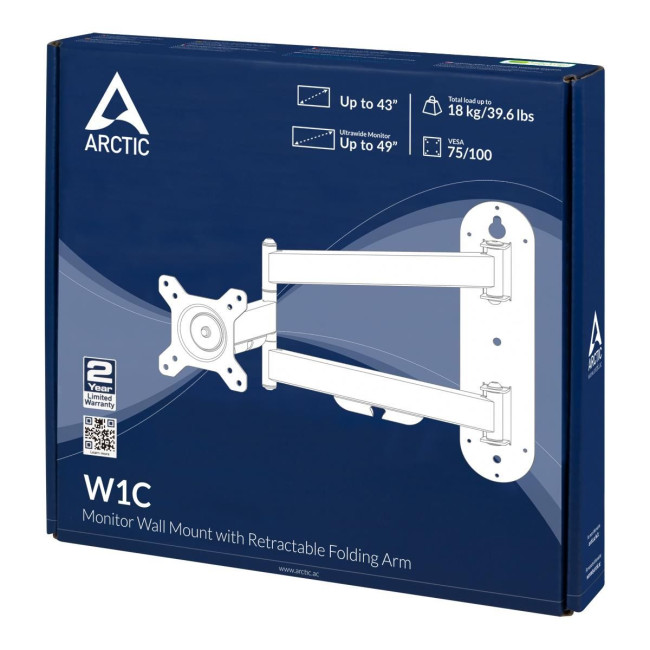 Кріплення для монітора WALL MOUNT W1C AEMNT00058A ARCTIC