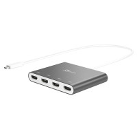 Адаптер-перехідник USB-C на 4 HDMI (4 незалежних екрани)