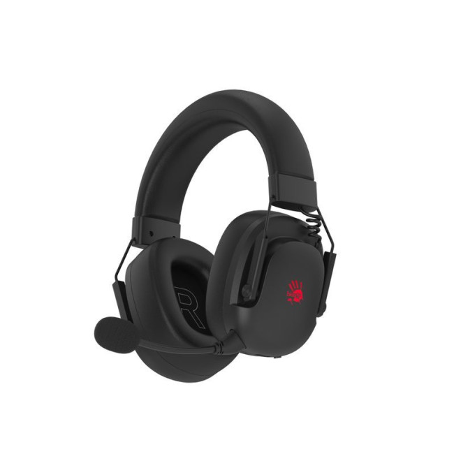 Ігрові бездротові навушники з мікрофоном, RGB підсвічування, Bluetooth + 2.4GHz + 3.5 jack