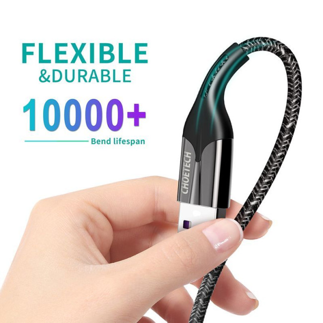 Кабель преміум якість USB 2.0, A-тато/C-тато, 5A, 1,2 м.