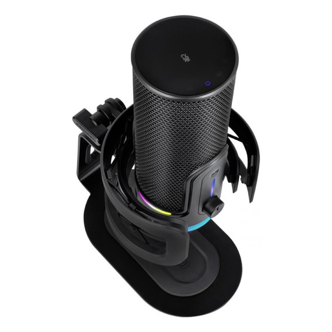 Мікрофон Streamplify MIC PRO-192-RGB-ST, чорний