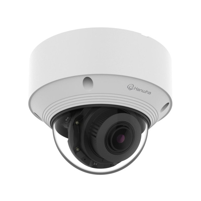 Мережева камера купольна 5MP @ 30fps, motorized vari-focal lens 3.2~10.2mm (H: 95°~29° / V: 69°~21°) QNV-C8083R HANWHA VISION