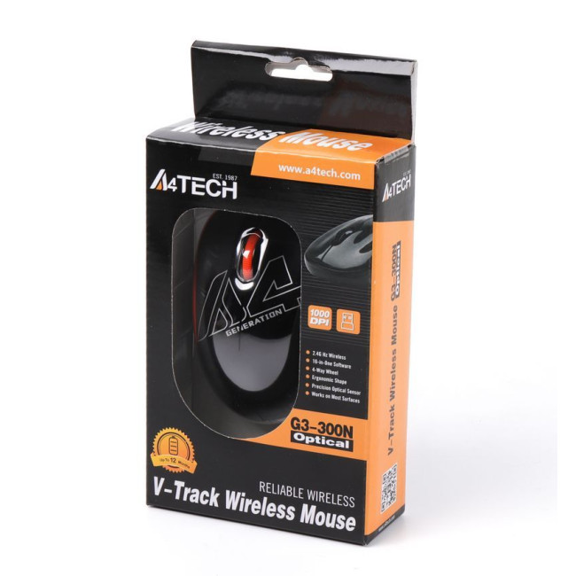 Миша бездротова V-Track USB, 1000 dpi