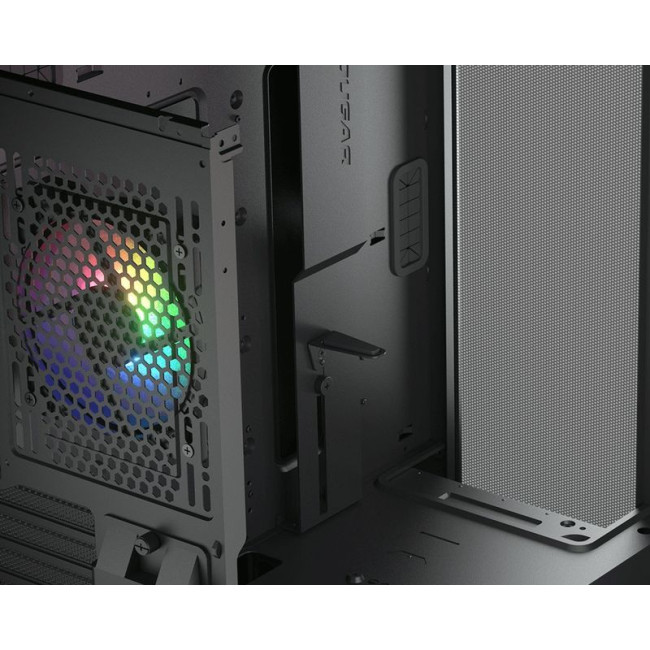 Ігровий корпус, 3*120mm ARGB, 1*120mm ARGB вентилятори передвстановлені, ATX/mATX/mini-ITX, скляне вікно