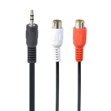 Кабель стерео аудіо, 3.5 мм/2 x RCA-тюльпан, 0.2 м