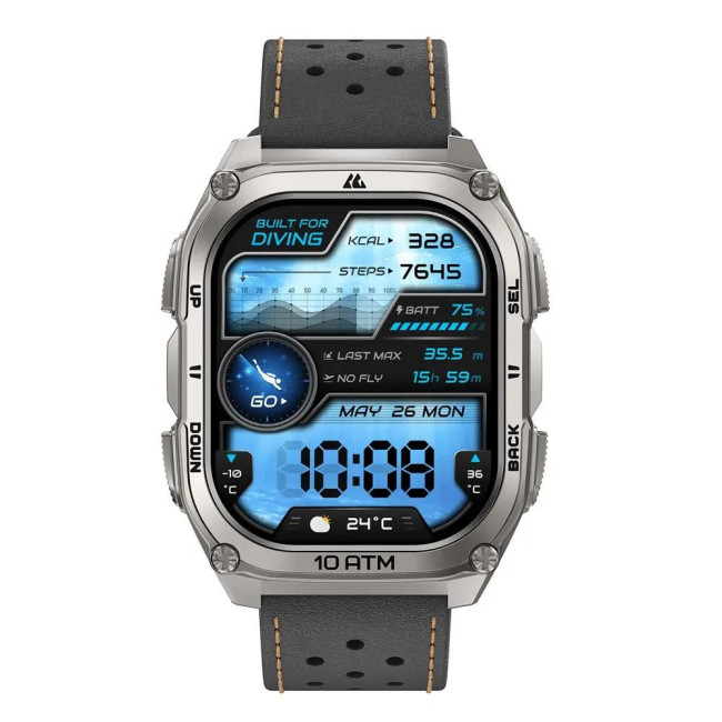 Змінний ремінець KOSPET PREMIUM ARCHLAN BLACK 22MM