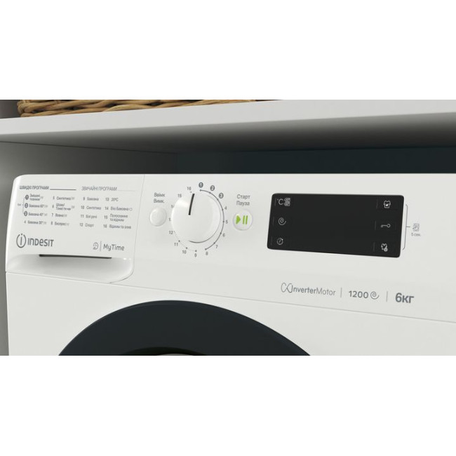 Пральна машина автоматична Indesit OMTWSE 61293 WK UA