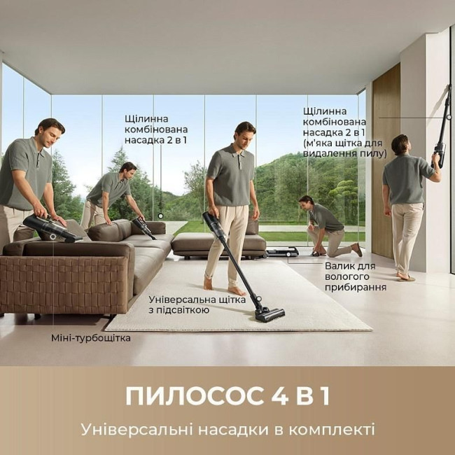 Миючий пилосос Dreame Wet & Dry Vacuum Cleaner H14 DUAL