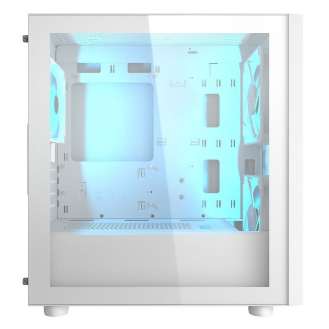 Ігровий корпус, 2*140mm, 1*120mm ARGB вентилятори передвстановлені, mATX/mini-ITX, USB3.0 x 2, USB3.0x2, USB2.0x1, Audio x1, скляне вікно