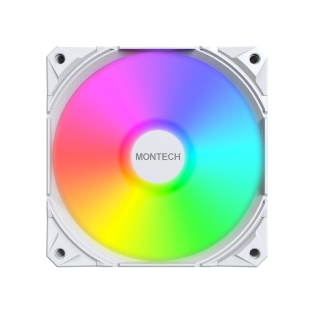 Набір із трьох вентиляторів для корпусу 120MM E28 ARGB 3 PACK (W) MONTECH