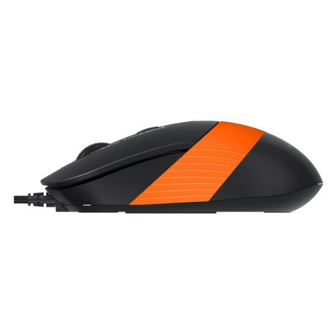 Миша дротова Fstyler, USB, 1600 dpi, чорний + помаранчевий