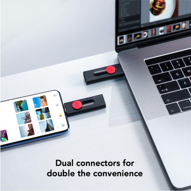Флеш-пам'ять (накопичувач USB) USB3.2 128GB LJDD300128G-BNBNG LEXAR