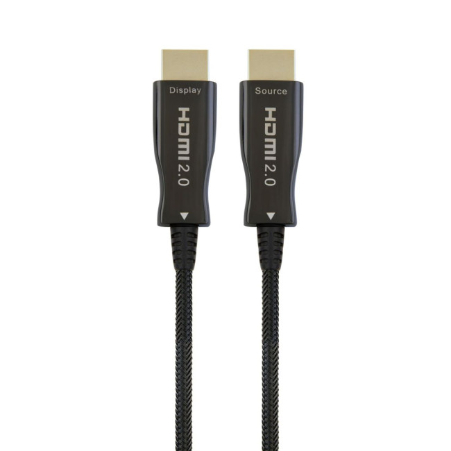 Кабель оптичний (AOC) HDMI V.2.0, 4К 60Гц, позолочені конектори, 40 м