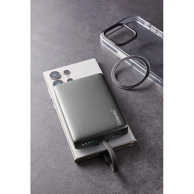 Портативний зарядний пристрій USB 10000MAH MAG GREY 7340034 MC10000 INTENSO