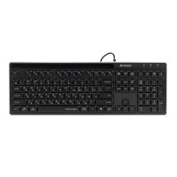 Клавіатура з ножичним перемикачем Fstyler, USB, Quiet typing, чорна
