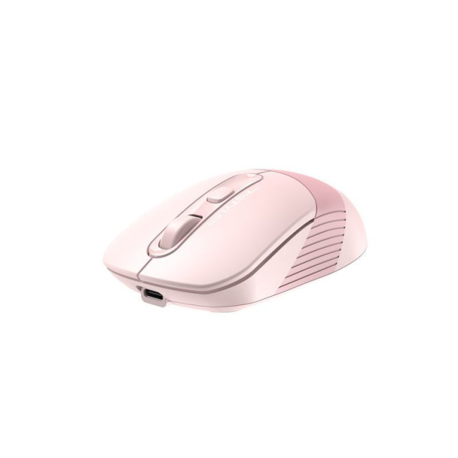 Миша бездротова Fstyler, Bluetooth / 2.4 ГГц, вбудований акумулятор, 2000 DPI, USB, рожевий