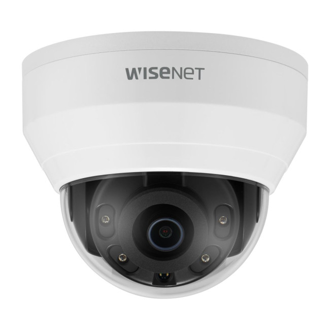Камера мережева купольна 5MP 2.8mm fixed focal lens (104°) QND-8010R HANWHA