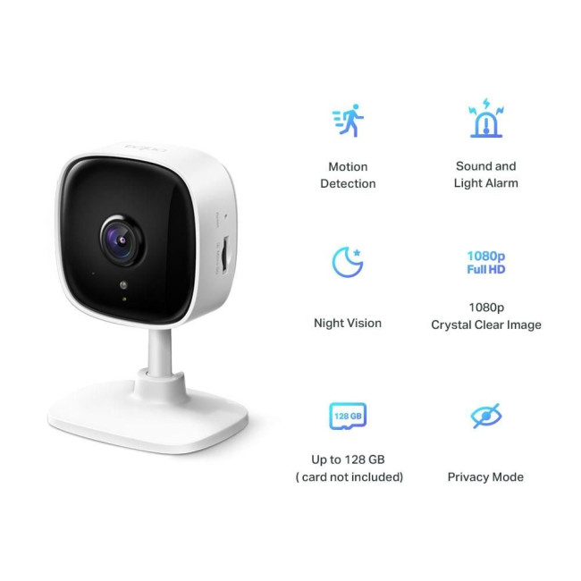 Панорамна домашня WiFi камера, Tapo C100