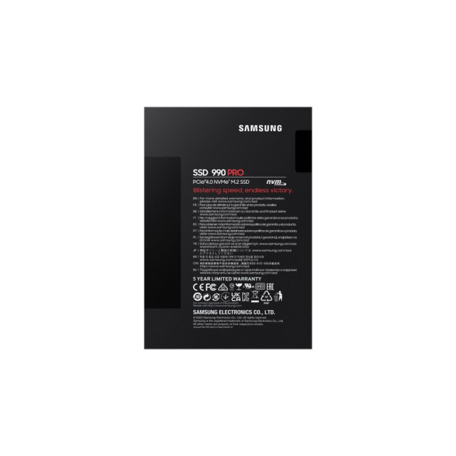 Твердотільний запам’ятовувальний пристрій накопичувач (SSD) G4 M.2 NVME 2TB 990 PRO MZ-V9P2T0BW SAMSUNG
