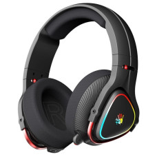 Ігрові бездротові навушники з мікрофоном, RGB, Bluetooth + 2.4GHz + 3.5 jack