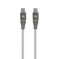Кабель USB 2.0 Power Delivery (PD) 100 Вт, C-тато/C-тато, 1.5 м, преміум