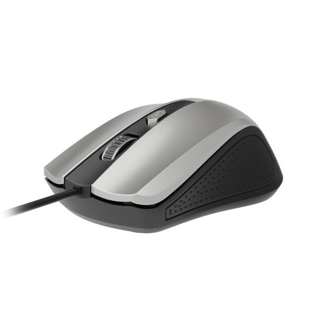 Оптична миша, USB інтерфейс, 1200 dpi, чорно-сірий
