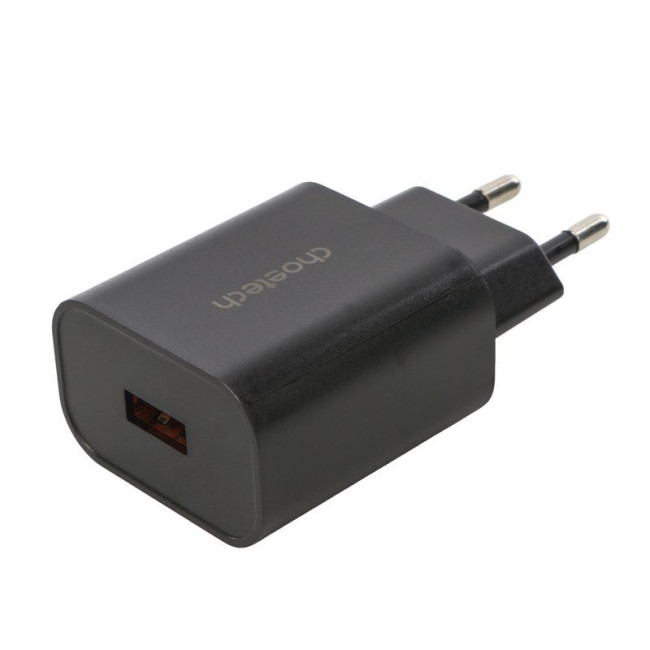 Мережевий зарядний пристрій, USB-A, 18 Вт, QC 3.0