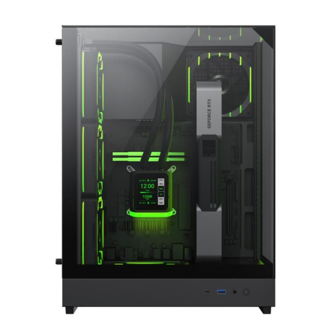 Корпус для комп'ютера MATX W/O PSU T20 BK GAMEMAX