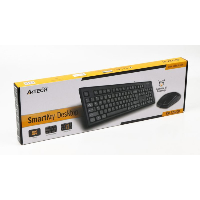 Комплект дротовий USB, KM-720+OP-620D, чорний