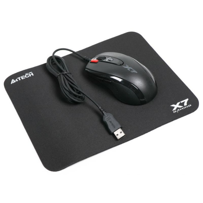 Миша X-710BK, 2000 DPI, USB  + килимок X7-200MP (Bundle)