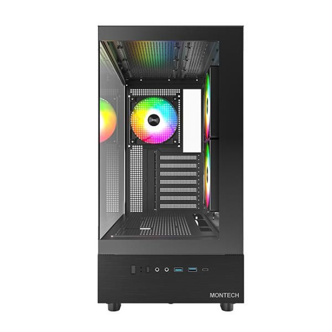 Корпус ATX W/O PSU BLACK XR (B) MONTECH