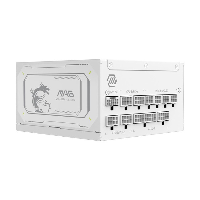 Блок живлення ATX 1000W MAG A1000GL PCIE5 WHITE MSI