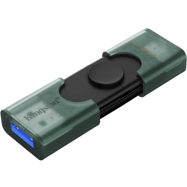 Flash Drive Kingston DataTraveler Duo USB3.2 256GB Type-C Green (DTDEG2/256GB) 