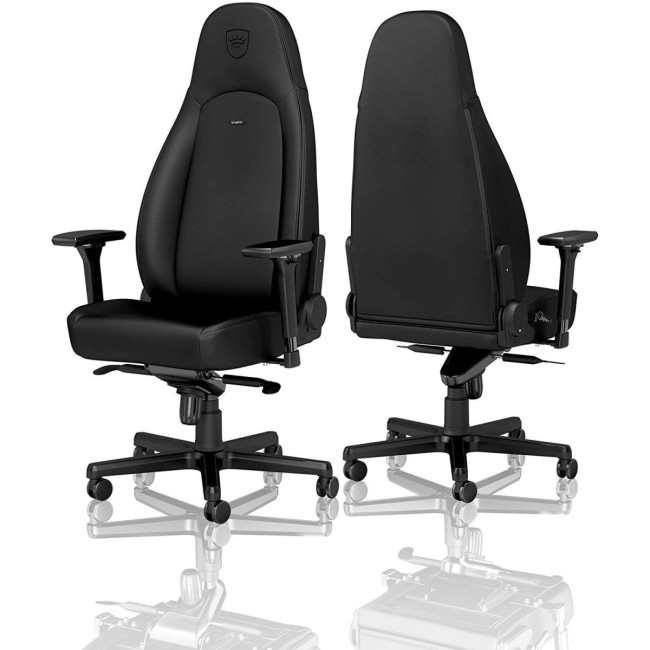 Ігрове крісло Noblechairs ICON високотехнологічна штучна шкіра, чорний
