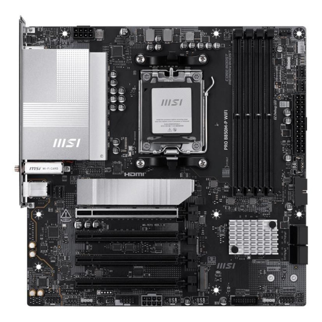 Материнська плата AMD B850 SAM5 MATX PRO B850M-P WIFI MSI